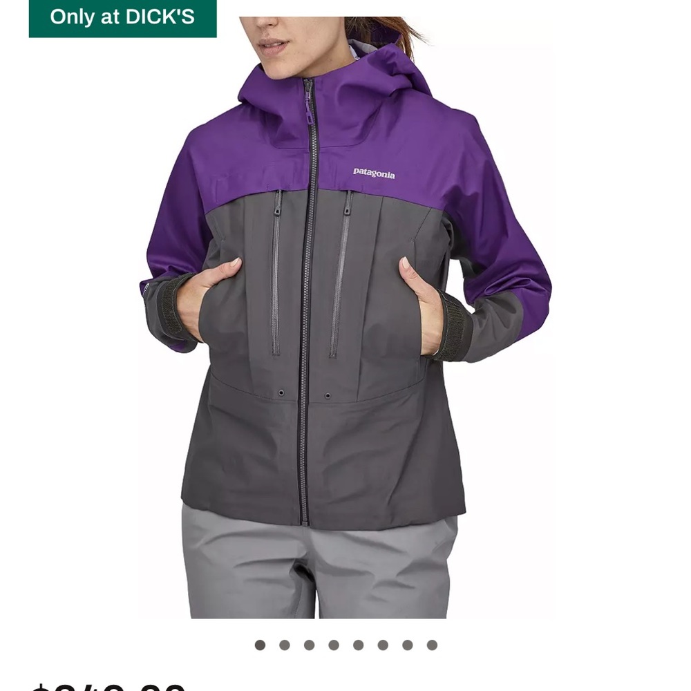 Patagonia Women's Ski Jacket in Purple and Gray - Picture 9 of 9
